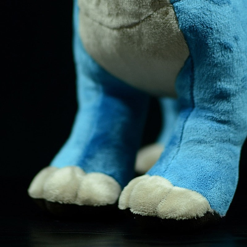 Peluche morbido di Brachiosauro blu