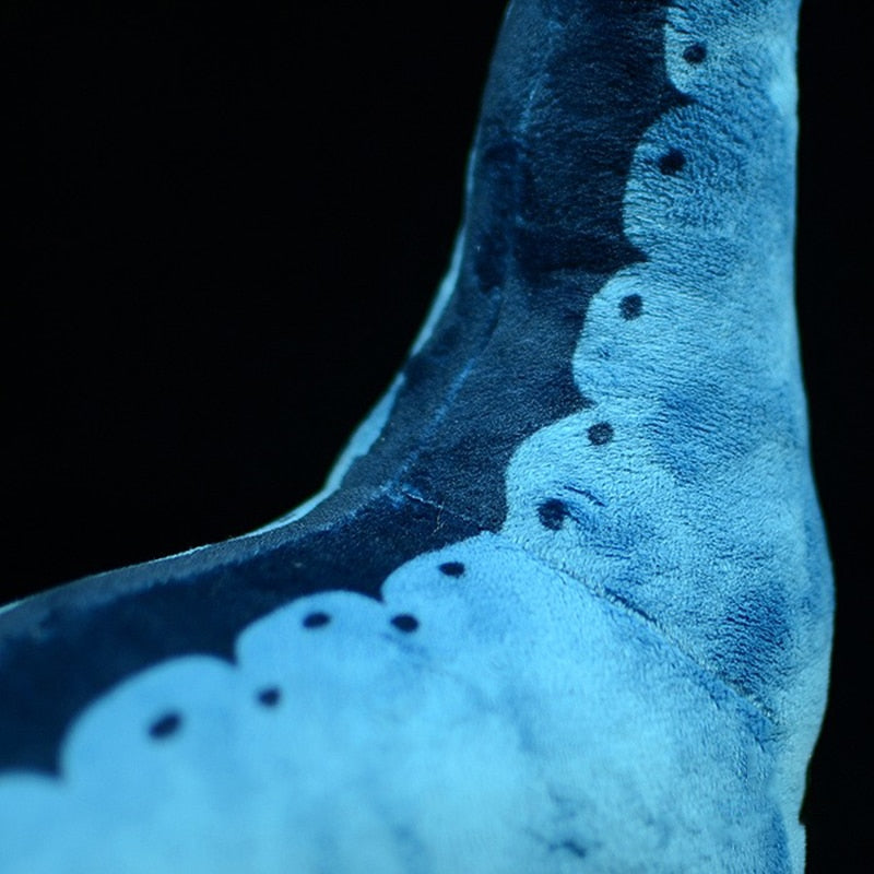 Peluche morbido di Brachiosauro blu