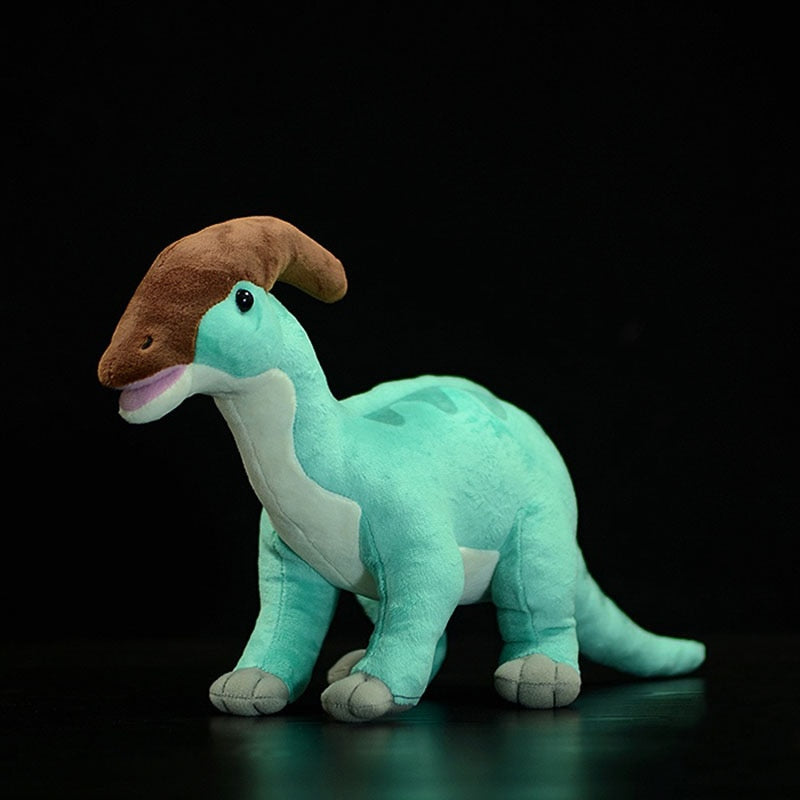 Peluche morbido di dinosauro Parasaurolophus