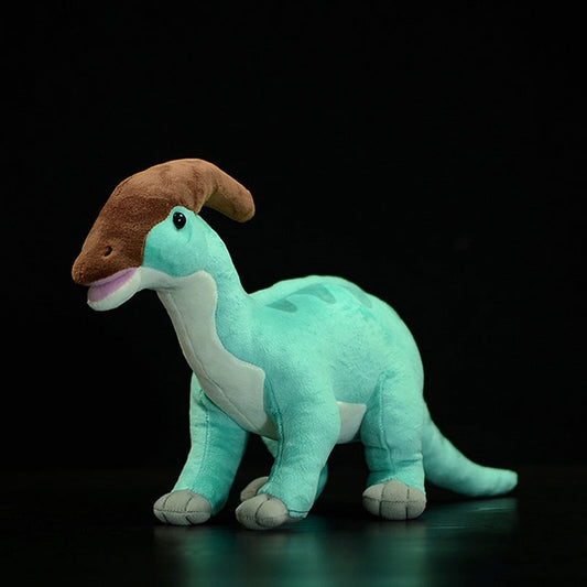Peluche morbido di dinosauro Parasaurolophus