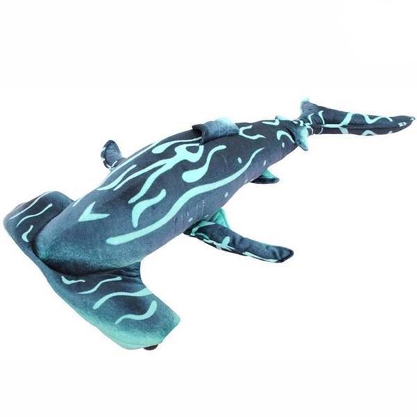 Large Blue Hammerhead Shark Soft Stuffed Plush Toy
